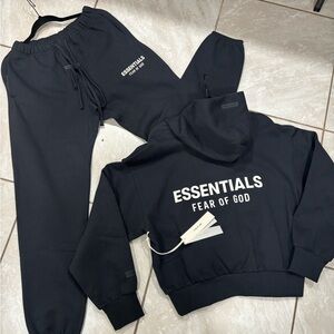 Fear of God Essentials Black Hoodie